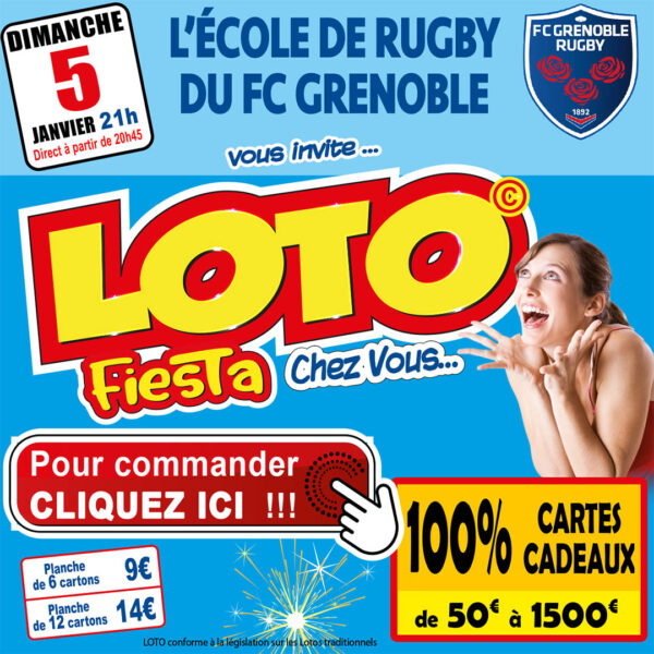 L'ÉCOLE DE RUGBY DU FC GRENOBLE - DIMANCHE 5 JANVIER