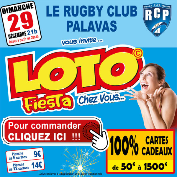 LE RUGBY CLUB PALAVAS - DIMANCHE 29 DÉCEMBRE