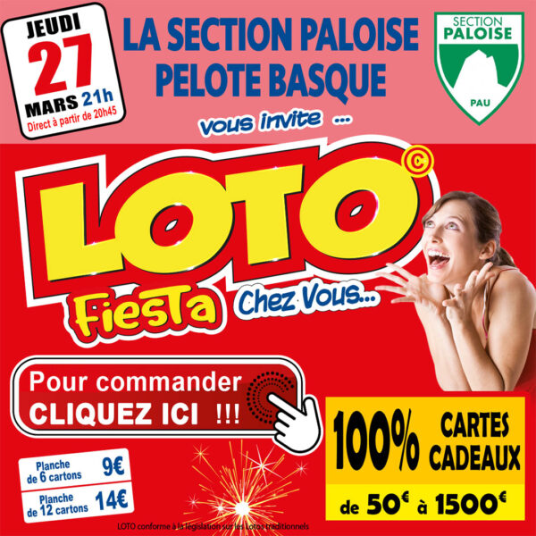 LA SECTION PALOISE PELOTE BASQUE - JEUDI 27 MARS