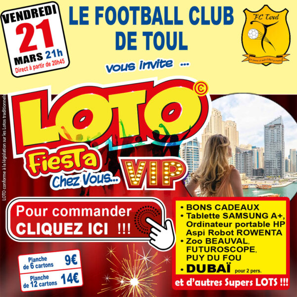 LE FOOTBALL CLUB DE TOUL - VENDREDI 21 MARS