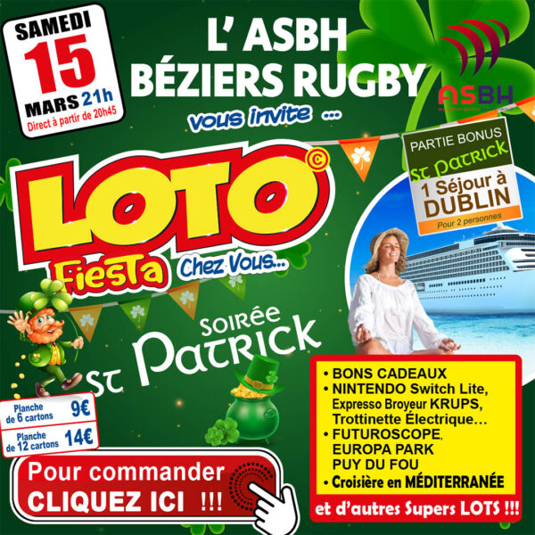 L'ASBH BÉZIERS - SAMEDI 15 MARS