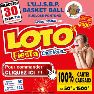 L'UJSBP BASKET BALL BUGLOSE PONTONX - MERCREDI 30 AVRIL