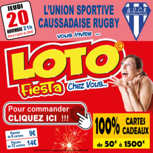 L'US CAUSSADAISE RUGBY - JEUDI 20 NOVEMBRE