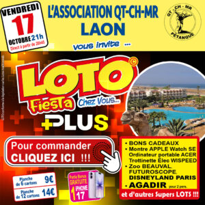 L'ASSOCIATION QT CH MR LAON - VENDREDI 17 OCTOBRE