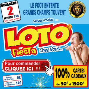 ENTENTE GRANDS CHAMPS TOUVENT - DIMANCHE 02 NOVEMBRE