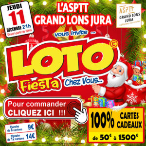 ASPTT LONS JURA - JEUDI 11 DÉCEMBRE