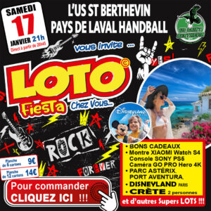 US SAINT-BERTHEVIN PAYS DE LAVAL HANDBALL - SAMEDI 17 JANVIER