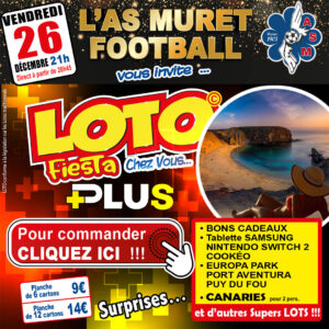 AS MURET FOOTBALL - VENDREDI 26 DÉCEMBRE