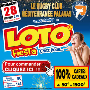 RC MÉDITERRANÉE PALAVAS - DIMANCHE 28 DÉCEMBRE