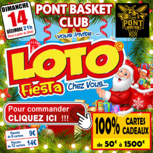 PONT BASKET CLUB - DIMANCHE 14 DÉCEMBRE