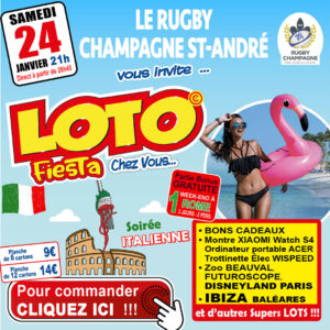 RUGBY CHAMPAGNE SAINT-ANDRÉ - SAMEDI 24 JANVIER