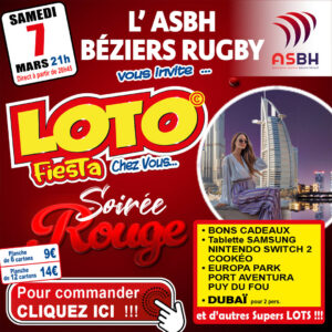 ASBH BÉZIERS - SAMEDI 07 MARS