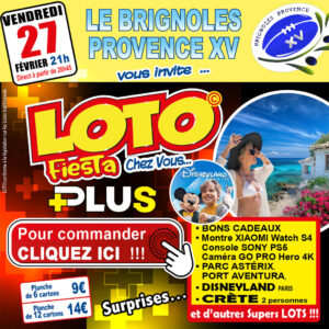 BRIGNOLES PROVENCE XV - VENDREDI 27 FÉVRIER