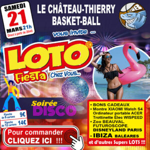 CHÂTEAU-THIERRY BASKET-BALL - SAMEDI 21 MARS