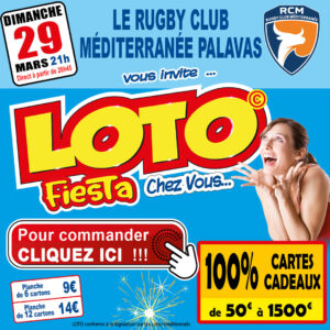 RUGBY CLUB MÉDITERRANÉE PALAVAS - DIMANCHE 29 MARS