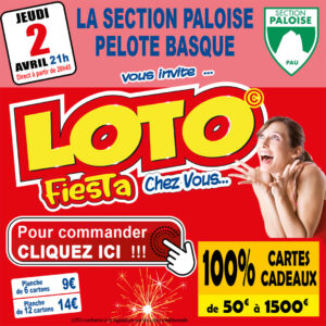SECTION PALOISE PELOTE BASQUE - JEUDI 2 AVRIL