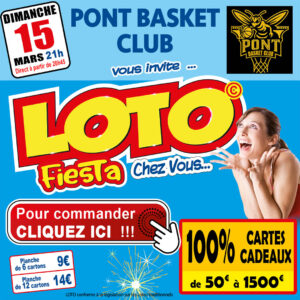 PONT BASKET CLUB - DIMANCHE 15 MARS