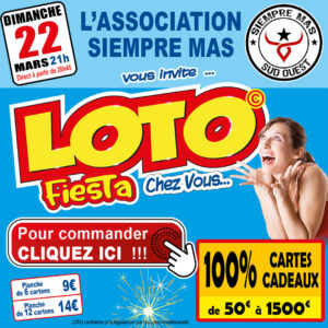 SIEMPRE MAS - DIMANCHE 22 MARS