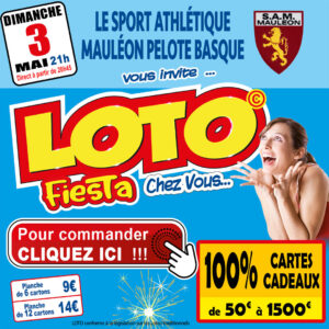 SPORT ATHLÉTIQUE MAULEON PELOTE BASQUE - DIMANCHE 3 MAI