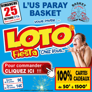 US PARAY BASKET - DIMANCHE 25 OCTOBRE