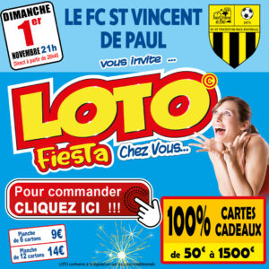 FC SAINT-VINCENT-DE-PAUL - DIMANCHE 1ER NOVEMBRE